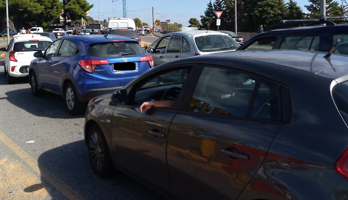 Enna Bassa, where traffic comes to a halt: anatomy of a predicted traffic jam