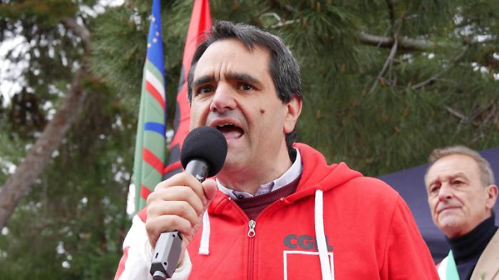 Alfio Mannino, secretary of Cgil Sicily