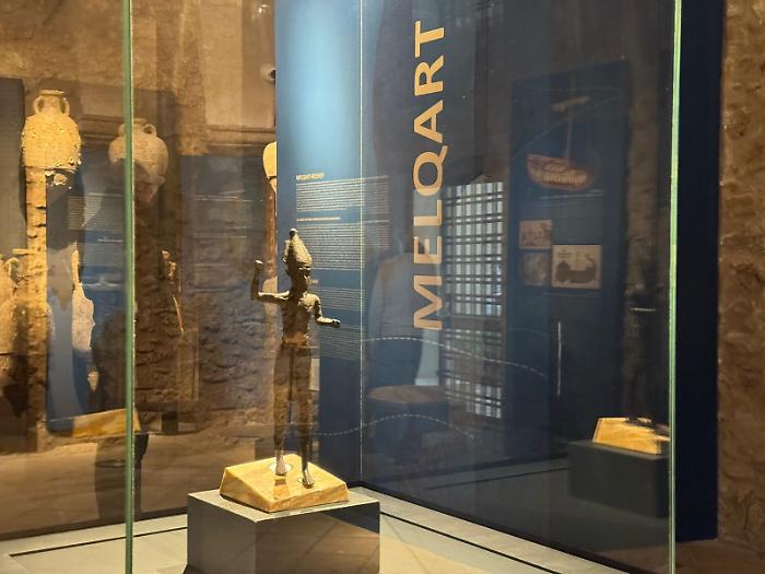 The Melqart returns to Sciacca on loan from the Salinas Museum.