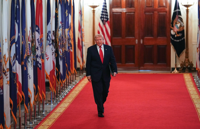 The crossroads of the midterm vote for Trump