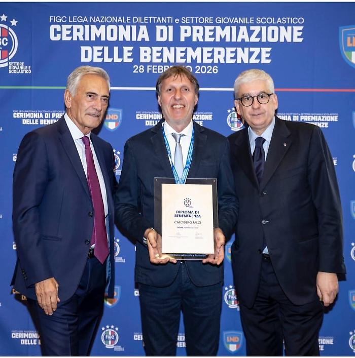 The Athena on the roof of Italy: FIGC recognition for Calogero Falci and promotion to &Eacute;lite for the Under 15