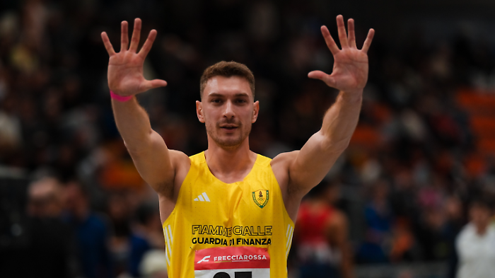 Athletics: Sicily turns blue, Etna's Filippo Randazzo at the indoor World Championships