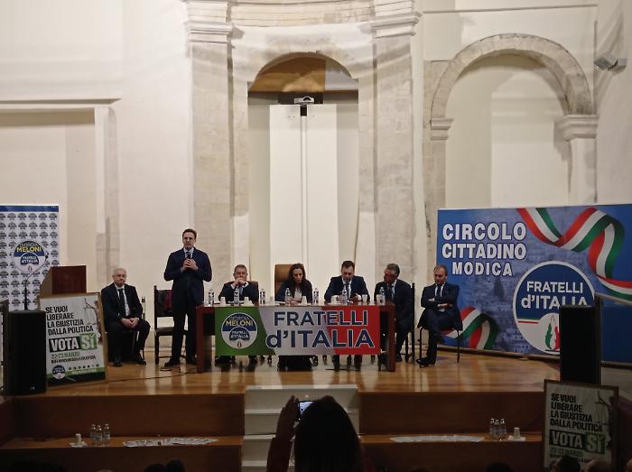 Hon. Sara Kelany in Modica to explain the reasons for the yes to the referendum