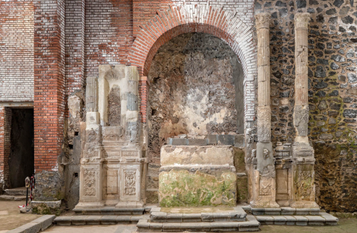 The GPS turned off on the lava. Then a woman placed a river stone in his hand.