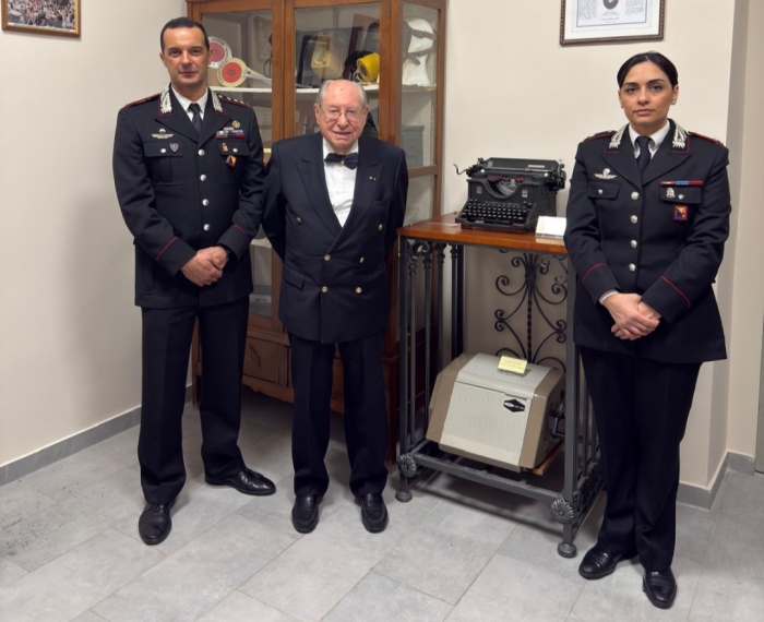 A piece of history at the Agrigento Command: Allotta's Olivetti enters the myth of the Carabinieri