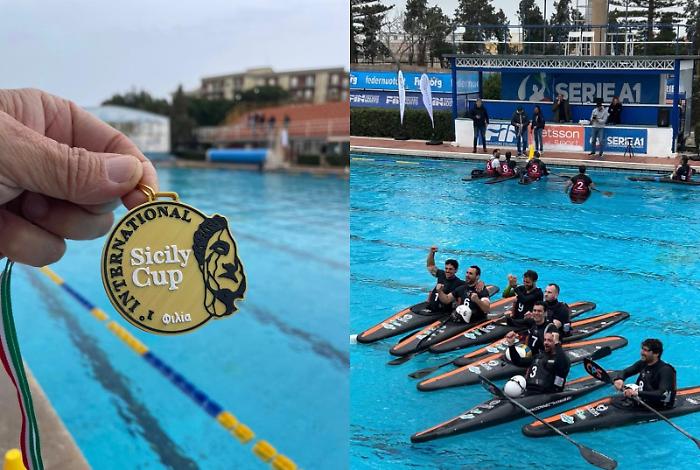 Big celebration at the Paolo Caldarella pool: Canoa Polo Siracusa wins the first International Sicily Cup