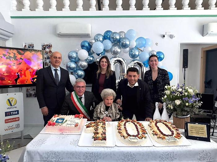 Santa Croce celebrates the centenary of Grandma Peppina