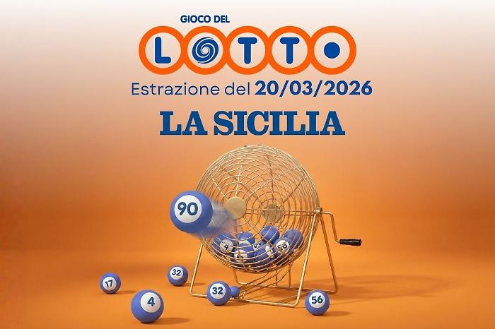 Lotto, 10eLotto, and Superenalotto: the draws and the prizes of March 20, 2026