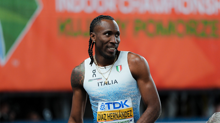 Athletics: three jumps into gold for Andy Diaz, Italy immediately on the podium at the indoor World Championships
