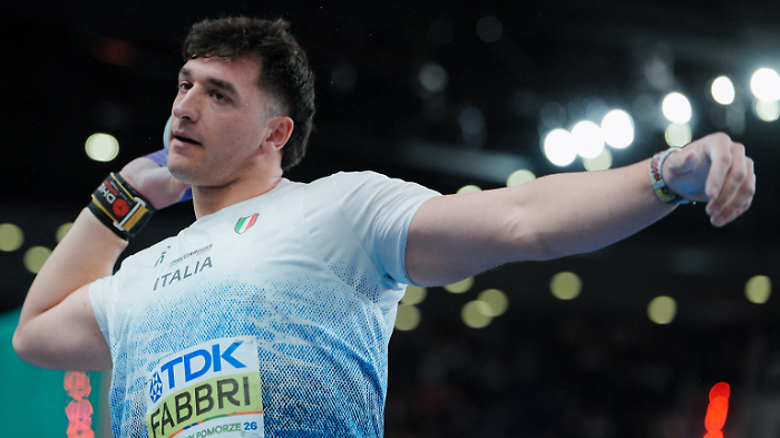 Athletics: at the indoor World Championships, the fifth podium for Italy slips away, Leo Fabbri finishes only 7th in the shot put.