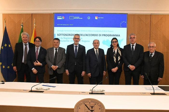 Fua, the program agreement for six municipalities in the province of Ragusa was signed in Palermo: investments of 52 million euros.