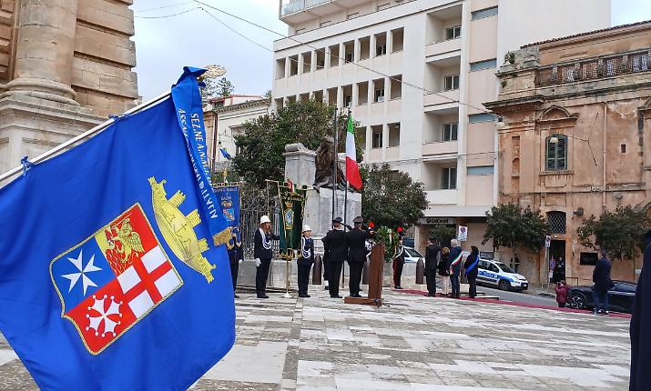 Ragusa, the National Unity Day celebrated in Piazza San Giovanni